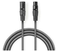 Nedis XLR 3 pin maschio-femmina cavo 3m