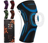 NeDKeN Rodillera - Rodilleras Ortopédicas para Menisco y Ligamentos, Compresión Estabilizadora y Soporte Deportivo para Rodilla, Ideal para Running, CrossFit, Baloncesto y Fútbol (Azul, XXL)