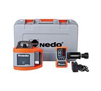 Nedo SIRIUS 1H - Láser de nivelación láser autonivelante con pinza digital y HD ACCEPTOR 2, clase láser 2