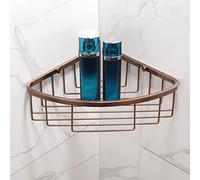 NEECS Kit de Accesorios de baño, toallero de Oro Rosa Cepillado, escobilla de baño, Estante para pañuelos, Gancho para Abrigo, Toalla, Cesta de Almacenamiento/Cesta Triangular