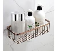 NEECS Toallero nórdico de Oro Rosa Cepillado, Accesorios para baño, toallero de Papel, Cepillo para Inodoro, Barra para Toallas, Juego de Accesorios para baño/Cesta Rectangular