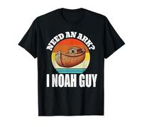 Need An Ark I Noah Guy Christian Jesus Humor Retro Juego de palabras Divertido Camiseta