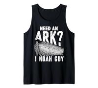 Need an Ark I Noah Guy Funny Christian Men Women Humour Camiseta sin Mangas