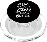 Need Cupcake? Call Me - Funny Cupcake Maker Baking Chef PopSockets PopGrip para MagSafe