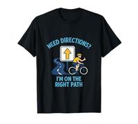 Need Directions I'm On The Right Path Diseño de Ciclismo Camiseta