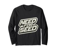 Need For Seed Funny Gardener Gardening Quote Joke Saying Manga Larga