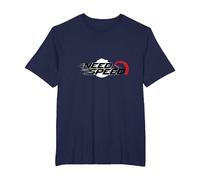 Need For Speed Cars Racing Velocímetro Gráfico Camiseta, Hombre Tallas Grandes, Azul Marino, 3X Alto