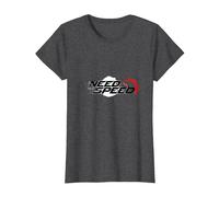 Need For Speed Cars Racing Velocímetro Gráfico Camiseta, Mujer, Jaspeado Oscuro, 3XL