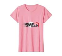 Need For Speed Cars Racing Velocímetro Gráfico Camiseta, Mujer, Rosado, 3XL