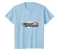 Need For Speed Cars Racing Velocímetro Gráfico Camiseta, Niños, Azul Bebé, 3 años