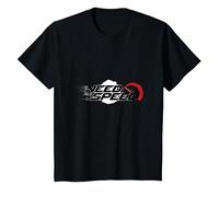 Need For Speed Cars Racing Velocímetro Gráfico Camiseta, Niños, Negro, 3 años