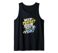 Need Prayer Just Ask I'm Here For You Christian Family Gifts Camiseta sin Mangas