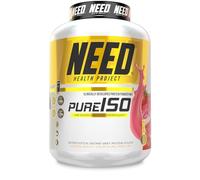 NEED - Proteina Isolada Whey en Polvo de Alta Pureza | Proteina Whey Premium para Masa Muscular, Definición y Recuperación | Sin Azúcares Añadidos | 2250 g | Sabor Strawberry Cake