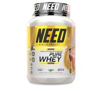 NEED - Proteina Whey en Polvo - Suplemento Proteico para Ganar Masa Muscular - Alta Pureza con Enzimas Digestivas - Suplemento Deportivo Sin Azúcar y Sin Grumos - 1Kg - Capuccino & Vanilla Ice Cream