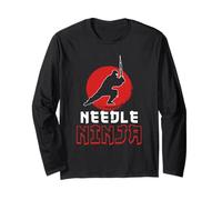 Needle Ninja Funny Sewing Craft Design Manga Larga
