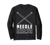 Needle Ninja Funny Sewing Craft Design Manga Larga