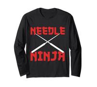 Needle Ninja Funny Sewing Craft Design Manga Larga