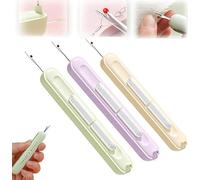 Needle Threader, 2 in 1 Needle Threader Seam Ripper,Portable Unpicker Sewing Tool,Plug-in Stretchable Remover Needle Threading Tool,Automatic Needle Threaders for Hand Sewing (Mix)