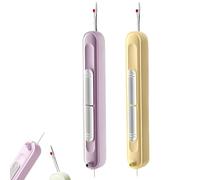 Needle Threader, 2-in-1 Needle Threader & Seam Ripper Tool, Automatic Needle Threaders for Hand Sewing, Quick Sewing Machine Loop Needle Threaders (C)