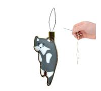 Needle Threaders - Cute Cat Hand Sewing Tool, DIY Needle Threader for Sewing, Crafting, Knitting, Quilting, and Art Projects, Handy Threading Tool for Hobbyists and Crafters
