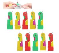 Needle Threaders Hand Sewing, Automatic Threading Needle Threader, Plastic Needle Threader for Sewing Embroidery Cross Craft Stitching Knitting Quilting (10pcs)
