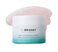 Needles No More Neck Tightening Cream del Dr. Brandt - Reafirma, Tensa y Reduce la Flacidez De la Piel - Incluye Una Herramienta Gua Sha de Cuarzo Rosa - 50 g