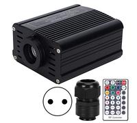 needlid Motor de luz LED, Fuente de luz de Fibra óptica, Aluminio Puro de 16W RGBW para Dormitorio doméstico(European regulations)