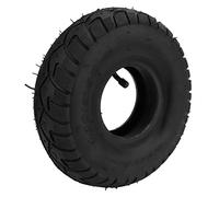 needlid Neumático Exterior Interior 4.10/3.50-4, Neumático Exterior 4.10-3.50-4 con Cámara de Aire Absorción de Impactos de Servicio Pesado para Carretillas Manuales para Cortadoras de Césped