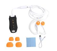 needlid Reproductor De Música A Prueba De Agua, 4GB MP3 A Prueba De Agua Ligero IPX8 Impermeable 10m / 32.8ft con Abrazaderas para Deportes De Buceo