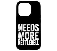 Needs More Kettlebell Strength Training Fitness - Carcasa para iPhone 15 Pro