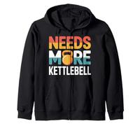 Needs More Kettlebell Strength Training Fitness |- Sudadera con Capucha