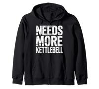 Needs More Kettlebell Strength Training Fitness - Sudadera con Capucha