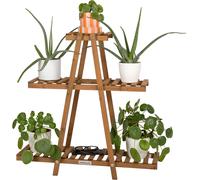 Needs&wants Estantería de Plantas de Madera Blanco, 122 cm