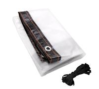 Neegaurd Lona transparente con ojales, 1,5 x 2,5 m, lona impermeable transparente, lona de polietileno resistente a la intemperie, cubierta para plantas para terraza, balcón, cenador, muebles de