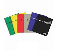 NEELGAGAN Cuaderno de notas con espiral 5 en uno, n.º 89, 200 páginas, 22 cm x 19 cm, paquete de 4