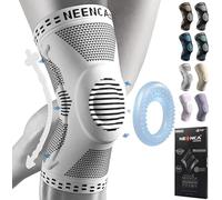 NEENCA Rodillera Profesional, Rodillera de Compresión con Almohadillas de Gel de Rótula y Estabilizadores Laterales para Hombre y Mujer, Rodilleras de Grado Médico para Correr, Desgarro de Menisco