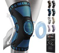 NEENCA Rodillera Profesional, Rodillera de Compresión con Almohadillas de Gel de Rótula y Estabilizadores Laterales para Hombre y Mujer, Rodilleras de Grado Médico para Correr, Desgarro de Menisco