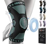 NEENCA Rodillera Profesional, Rodillera de Compresión con Almohadillas de Gel de Rótula y Estabilizadores Laterales para Hombre y Mujer, Rodilleras de Grado Médico para Correr, Desgarro de Menisco