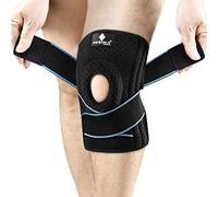 NEENCA Rodilleras Deportivas, Rodillera Menisco Ligamento con Estabilizadores Laterales y Almohadillas de Gel de Rótula, Rodillera de Rotuliana Ajustable para Artritis, Correr, Baloncesto, Bicicleta