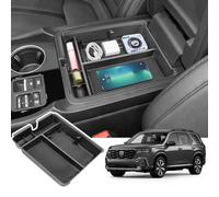 Neepiar - Bandeja organizadora de consola central compatible con Honda Pilot Sport/EX-L/TrailSport/Touring/Elite 2023 2024, bandeja de inserción, organizador de almacenamiento, accesorios divisores