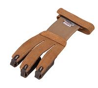 NEET - Guante Tradicional Tiro con Arco (N-FG-2L) TANSUEDE, Ante/Cuero - Pequeño