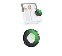 NEEWER 1/4 Filtro Difusión Negro Compatible con Insta360 GO Ultra, Atornillar Efecto Cinematográfico Objetivo Filtro Multicapa HD Óptica Cristal Delgado Marco Cámara de Acción Accesorios, FL-C49
