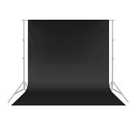 NEEWER 10 x 12 pies / 3 x 3.6M Plegable Telón de fondo de Poliéster para Estudio fotográfico Fondo fotográfico para Fotografía, Vídeo y Televisión (Negro)