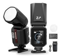 NEEWER 100Ws 2.4G TTL Flash Speedlite Zapata Compatible con Canon, Compatible con Godox, Speedlite con Pantalla Táctil HSS 1/8000s 2 Luces Modelado Conmutador TTL/M, 3000mAh/500 Disparos Flash, Z3-C