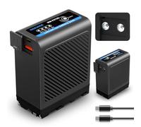 NEEWER 10500mAh NP-F970 Batería Repuesto con USB C USB A & 2 Puertos DC Carga Rápida PD 30W Batería Alimentación Reemplaza NP-F550 F750 F970 para Sony FX3/FX30/A7 para Canon R5 para Nikon Z8, NW-F970D