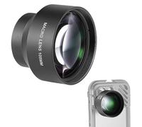 NEEWER 105mm Lente Macro HD Solo para 17mm Placa Trasera de Rosca, Compatible con Funda SmallRig NEEWER iPhone 16 15 14 13 Pro Max Samsung con 17mm Adaptador de Lente, 46mm Rosca Frontal, LS-26
