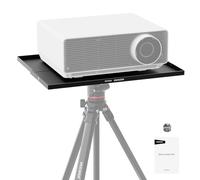 NEEWER 15"×11"×0.5" Metal Laptop Projector Notebook Tray Holder Detachable con 1/4" a 3/8" Adaptador Tornillo para Trípode Mount, Escenario Reuniones Conferencia Exterior (No Incluye Trípode), MS016A