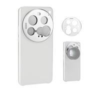 NEEWER 15 Ultra Objetivo Backplate, Adaptador Lente Movil con Rosca 17mm Aleación Aluminio para Cámaras Principal & Teleobjetivo, Compatible con Xiaomi 15 Ultra Funda Original, PA111 (Platero)