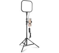 NEEWER 15W 10.8" Kit Panel de Luz LED para Video con Trípode/63 Soporte Movil, Iluminación de Borde Bicolor Regulable, Pantalla Completa, 816lux CRI95+ para Fotografía Filmación Streaming, L220