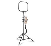 NEEWER 15W 10.8" Kit Panel de Luz LED para Video con Trípode/63 Soporte Movil, Iluminación de Borde Bicolor Regulable, Pantalla Completa, 816lux CRI95+ para Fotografía Filmación Streaming, L220